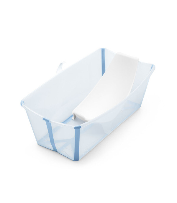 Stokke Flexi Bath Bundle Skladacia vanička na kúpanie s lehátkom Ocean Blue