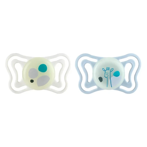 CHICCO Dudlíky Physioforma Light silikonové ortodontické neutral 2-6m, 2 ks