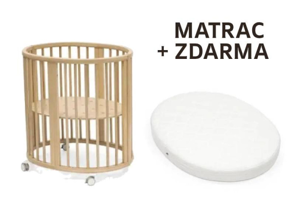 Stokke Sleepi Mini postieľka V3 Natural + MINI matrac ZDARMA