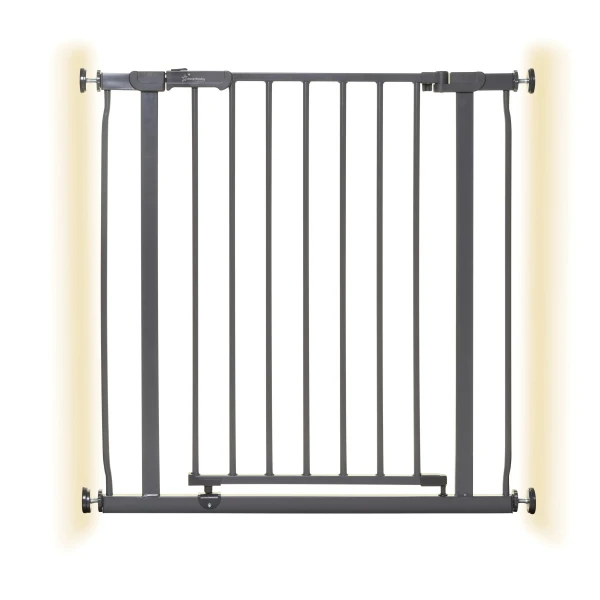 DREAMBABY Zábrana bezpečnostná kovová AVA 75-81 cm, Charcoal | DREAMBABY