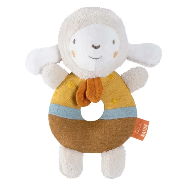 BABY FEHN Měkký kroužek ovečka, FehnNatur 3.0