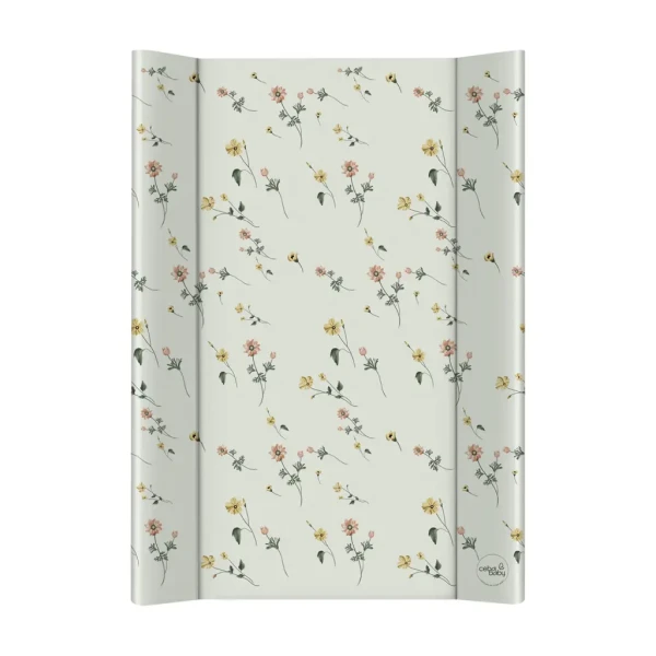 CEBA BABY Podložka prebaľovacia 2-hranná mäkká (50x70) Basic Floral Breeze