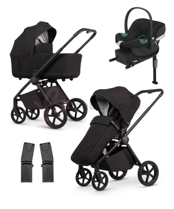 VENICCI CLARO 2 Noir + Autosedačka Cybex Aton B2