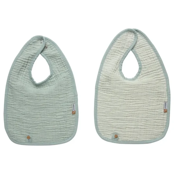 Bebe-Jou Bryndáčky Bébé-Jou Pure Cotton Green 2ks