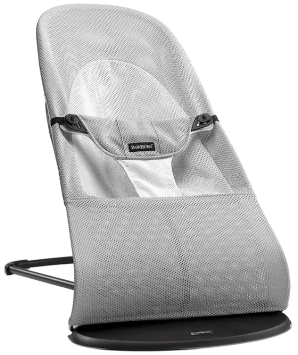 Lehátko Babybjorn Balance Soft Silver/White Mesh