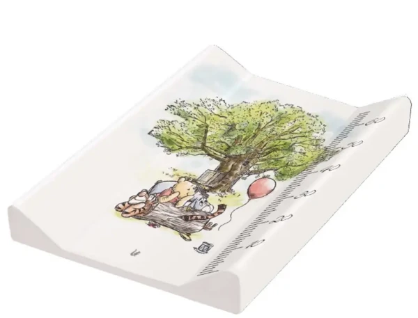 KEEEPER Prebaľovacia podložka s metrem "Winnie", Bílá