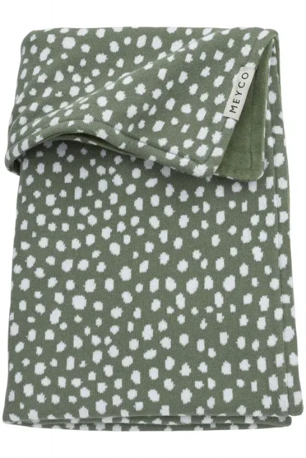 Deka samet Cheetah - Forest green