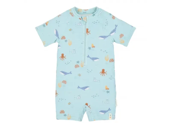 Little Dutch Plavky krátky rukáv Ocean Friends veľ. 62/68
