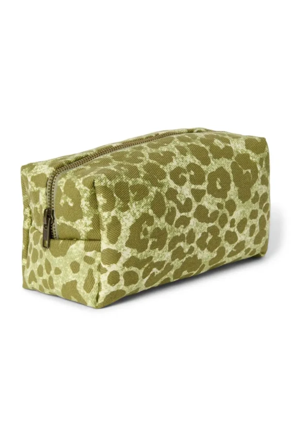 STUDIO NOOS - Cotton POUCH - kabelka Green Leopard
