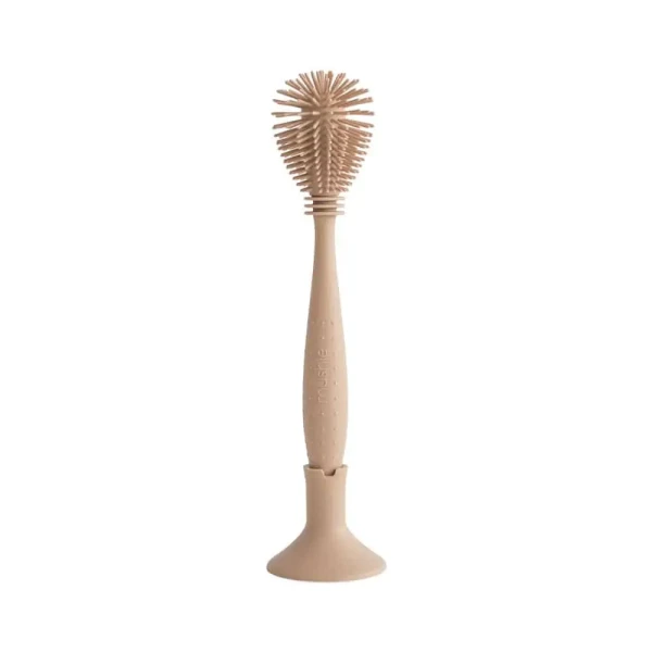 MUSHIE SILIKÓNOVÁ KEFKA NA ČISTENIE FLIAŠ - NATURAL