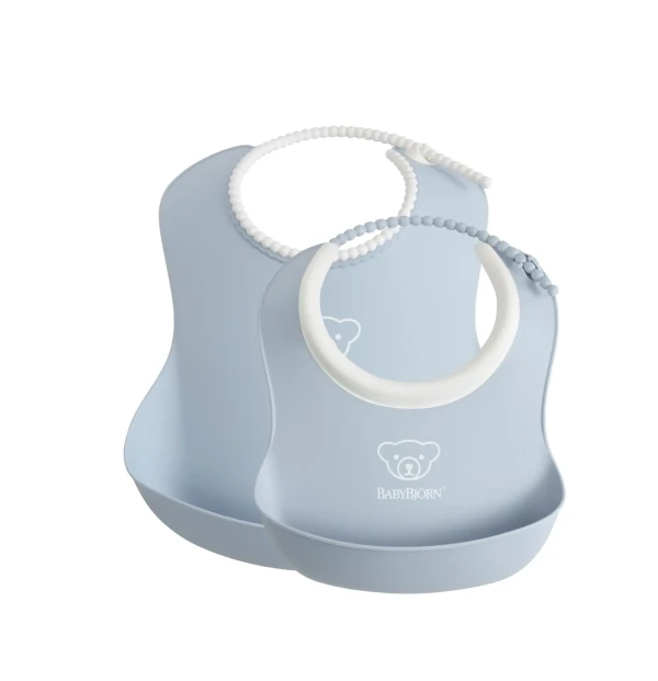 Babybjorn set bryndáků 2 ks velký a malý pudrově modrý