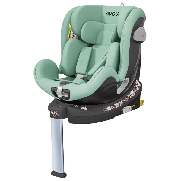 Avova Swan-fix I-SIZE 2025 Lime Green 40-125cm