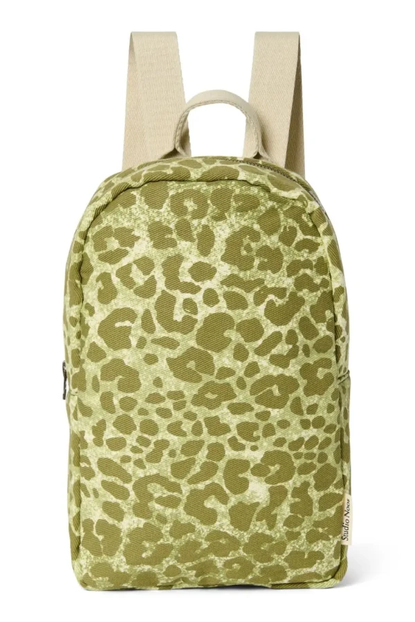 STUDIO NOOS - Cotton Mini BACKPACK Green Leopard