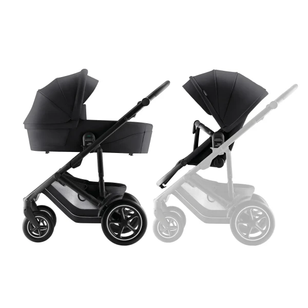 BRITAX Sada kočíka Smile 5Z + hlboká vanička Style, Carbon Black