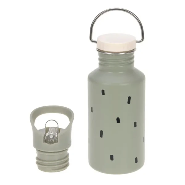 LÄSSIG Bottle Stainless Steel Happy Prints light olive