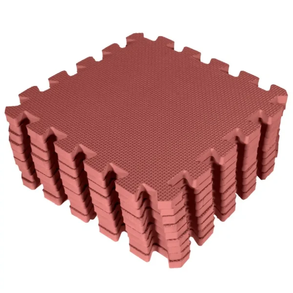 Baby Dan hracia podložka puzzle Warm Rose 90x90 cm