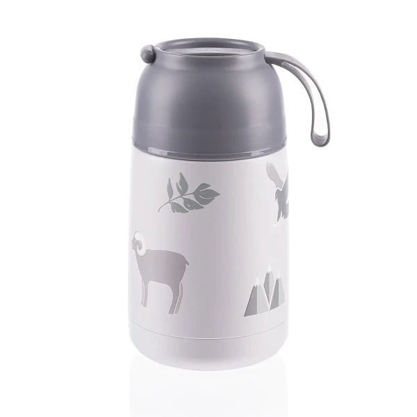 Zopa Termoska na jídlo se silikonovým držákem 620 ml, Mountains