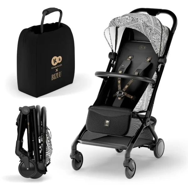 KINDERKRAFT Kočárek sportovní Pilot 2 Lunar Black Bizuu