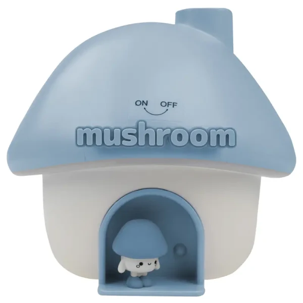 Mary's Zvlhčovač vzduchu a LED lampička 2v1 - houbička, modrá