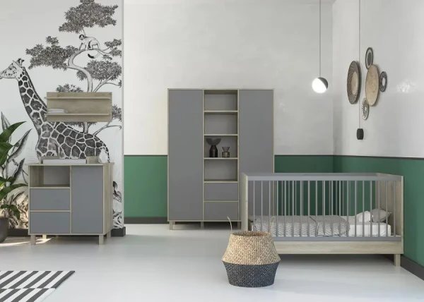 Veľká sada detskej izby Faktum Wing Grey 2+2 zadarmo