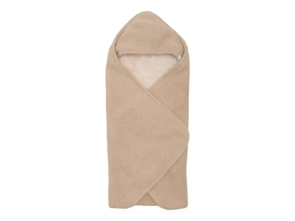 Little Dutch Deka zavinovací pletená 75x75cm Beige