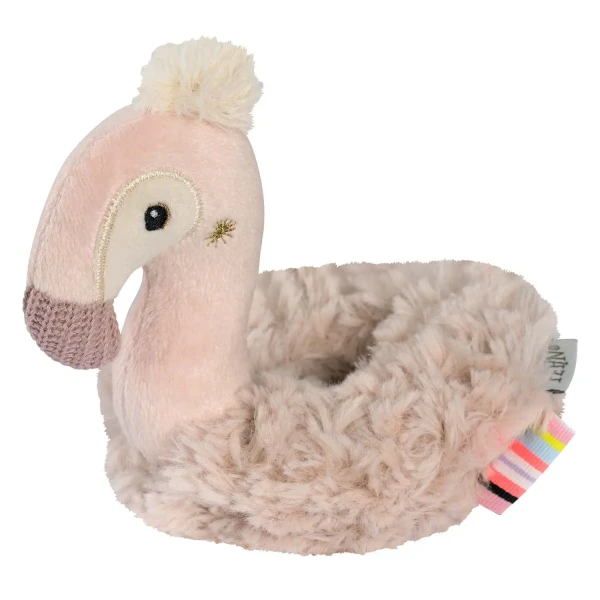 BABY FEHN Mäkký krúžok plameniak, Pink