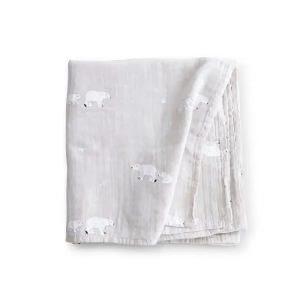 bonjourbébé Mušelínová plena 120x120cm Polaris Grey