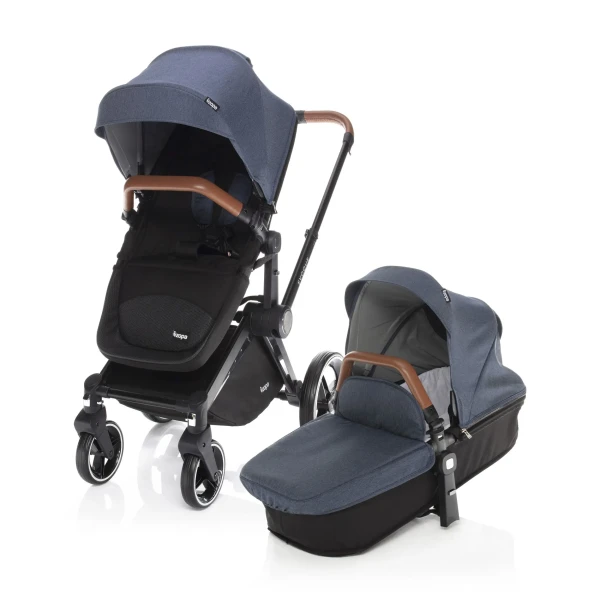 Zopa SET Podvozek Evoque + Farebný set ku kočárku Evoque, B/BR_Jeans