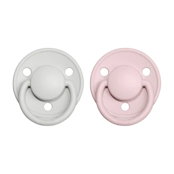 BIBS De Lux cumlíky zo silikónu 2ks - one size | Haze / Blossom