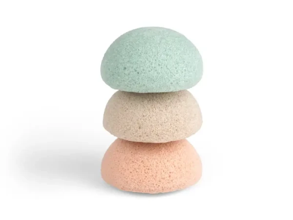 JANE Umývacia huba prírodná Konjac 3 ks