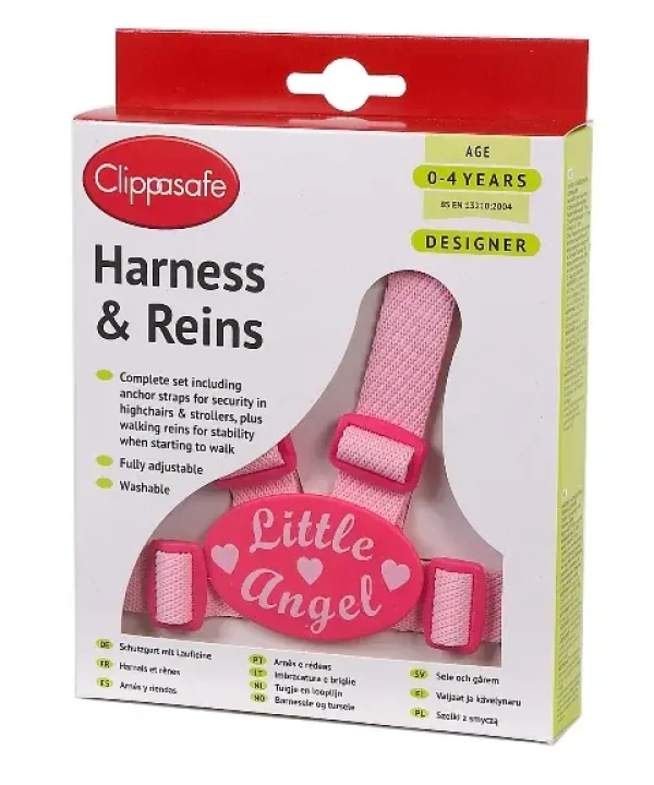 CLIPPASAFE Vodítko pre dieťa, Pink, Růžová