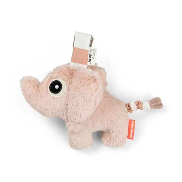 DONE BY DEER Hudobná hračka Elphee - růžová