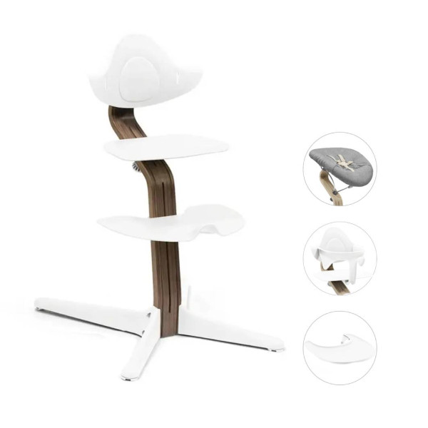 STOKKE® NOMI Newborn Bundle Walnut White