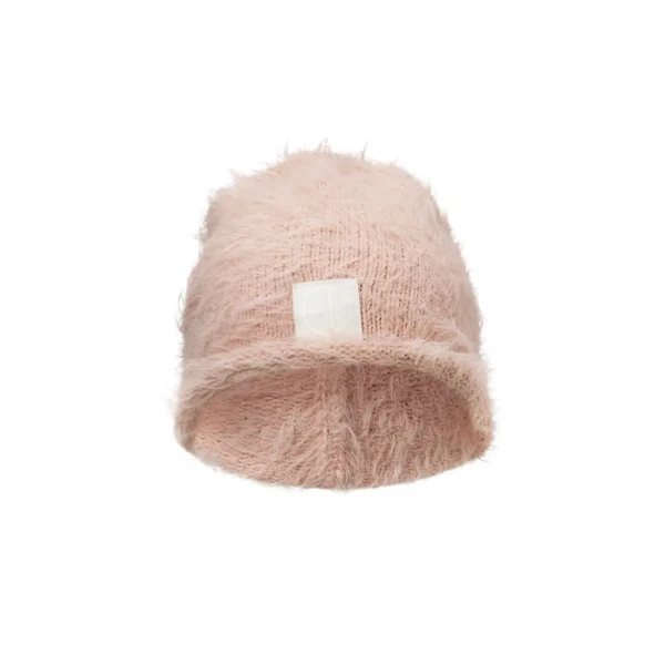 Elodie Details Čiapka Furry Knit Beanies - Powder Pink 2-3 roky
