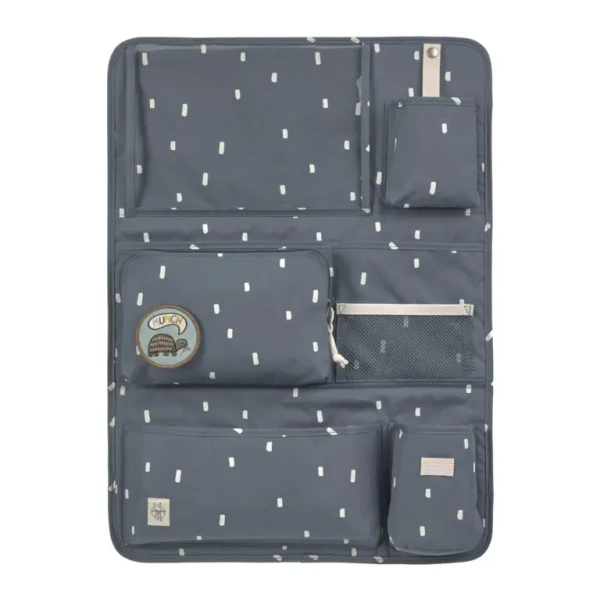 LÄSSIG Car Wrap-to-Go Happy Prints midnight blue