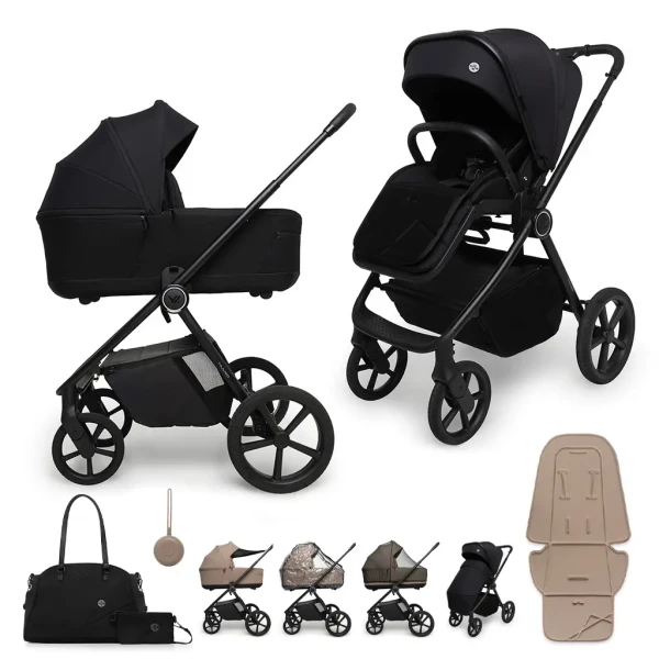 MUUVO Kočárek kombinovaný Muuvo One 2v1 Negro