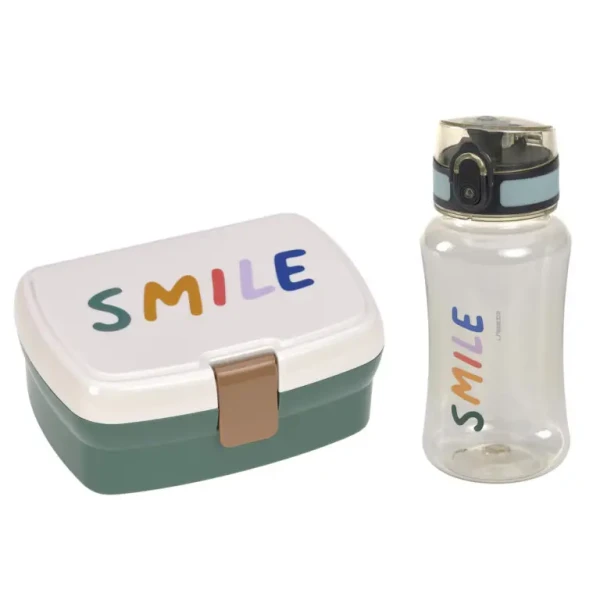 LÄSSIG Lunch Set 2024 Little Gang Smile milky/ocean green