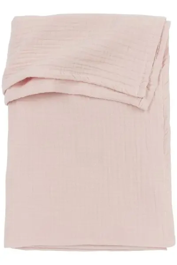 Mušelínová přikrývka 75x100 - Soft pink