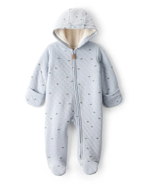 CARTER'S Overal na zips prechodný blue Dino chlapec 6m/veľ.68