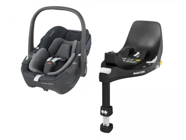Maxi-Cosi Pebble 360 autosedačka Essential Graphite + Maxi-Cosi FamilyFix 360 základna