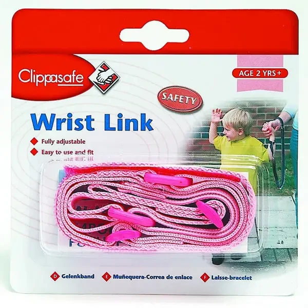 CLIPPASAFE Vodítko na ruku pre dieťa, Pink