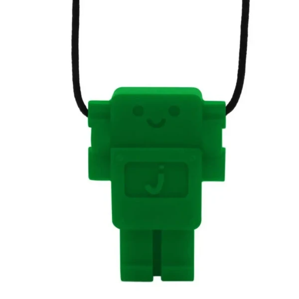 Uklidňující přívěsek Robot, zelený