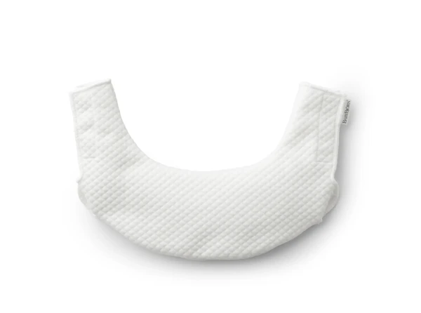 BABYBJORN Podbradník do nosiča MINI biely Tencel 2 ks