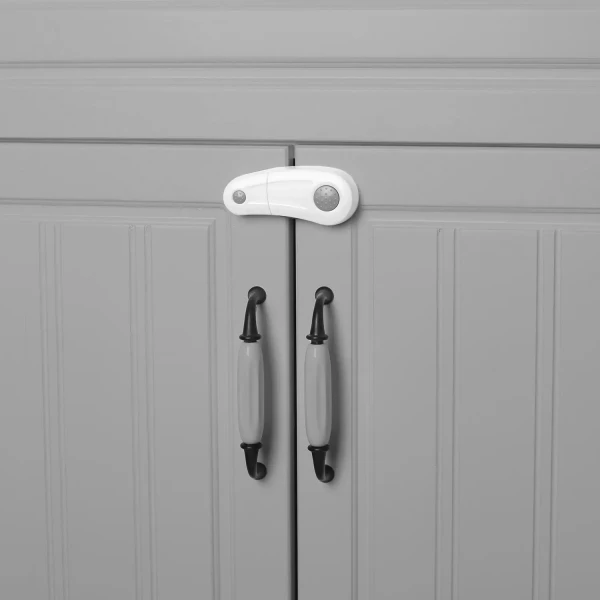 Zopa Zámok skriniek 2ks, white/grey