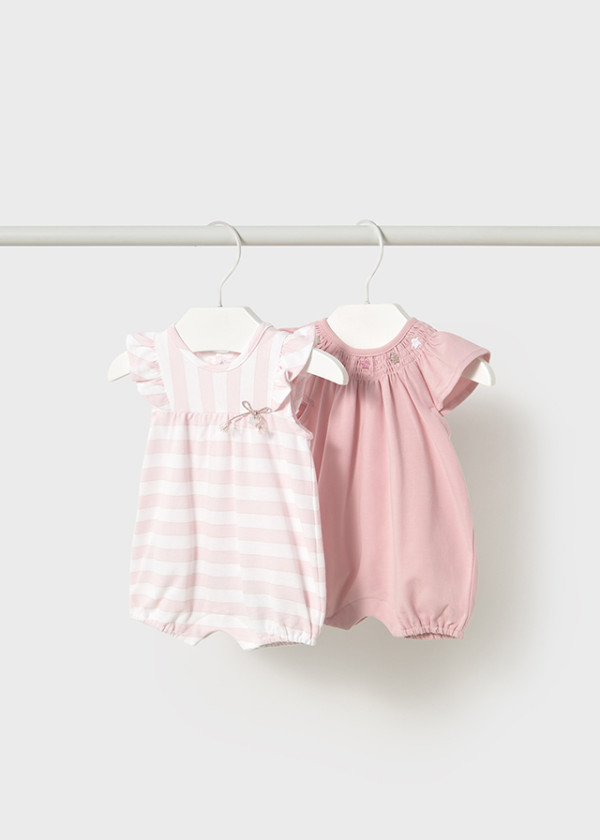 Mayoral Dojčenská súprava overálov 2-dielna Layette Girl Baby Rose 4-6M
