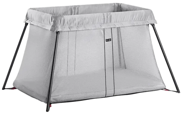 Babybjorn cestovní postýlka Travel Crib Light Silver - stříbrná