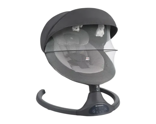 KikkaBoo Hojdacie lehátko elektrické Codie Dark Grey