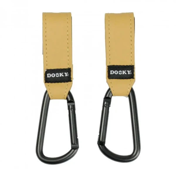 Dooky Háčky Buggy Hook SMALL 2ks Brown