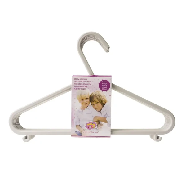 MALTEX Detské vešiaky - White, 8 ks