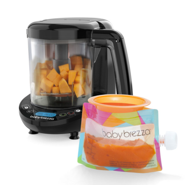 Baby Brezza Food Maker Deluxe All Black – parný varič a mixér